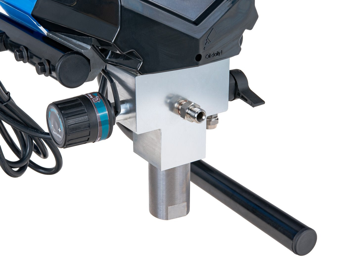 Pistol agregat pompa de vopsit hidrodinamica airless sp460 1000w 210bar 1.8l/min furtun 13m, duza 517
