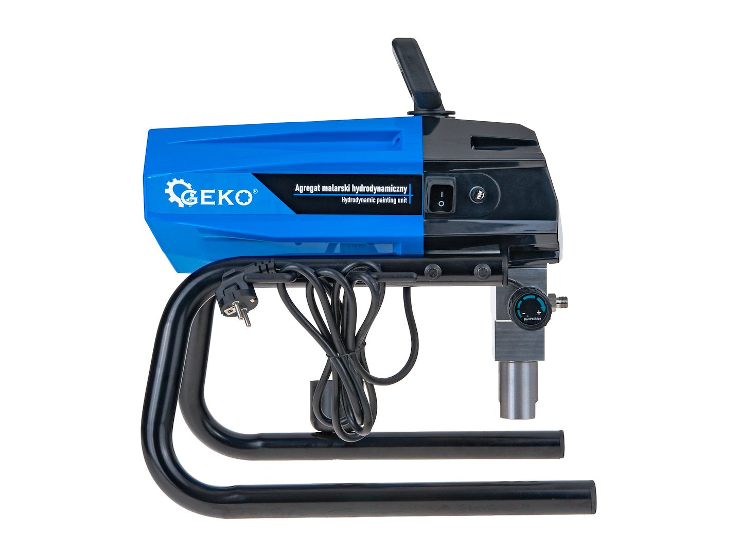 Pistol agregat pompa de vopsit hidrodinamica airless sp460 1000w 210bar 1.8l/min furtun 13m, duza 517