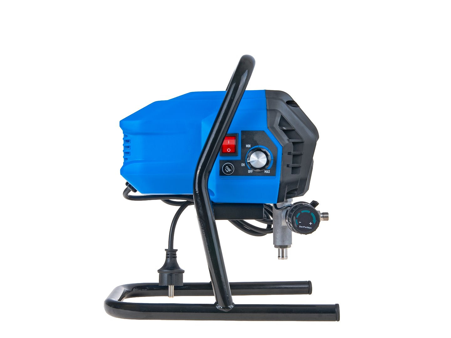 Pistol agregat pompa de vopsit hidrodinamica airless x10 700W 200bar 1l/min furtun 7.5m, duza 517