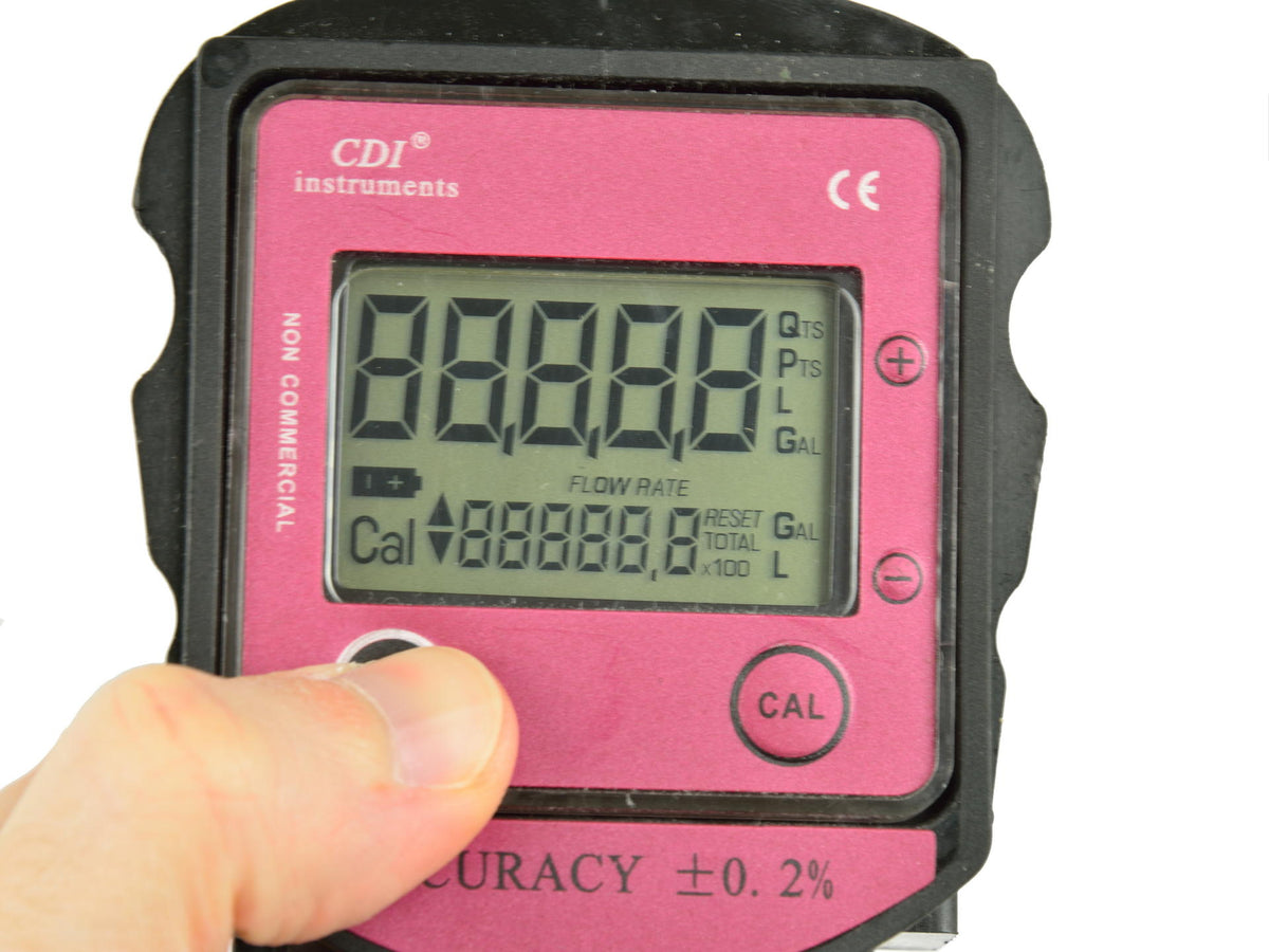 Pistol de combustibil cu contor digital LCD 1" BSP pentru pompa de transfer ulei motorina