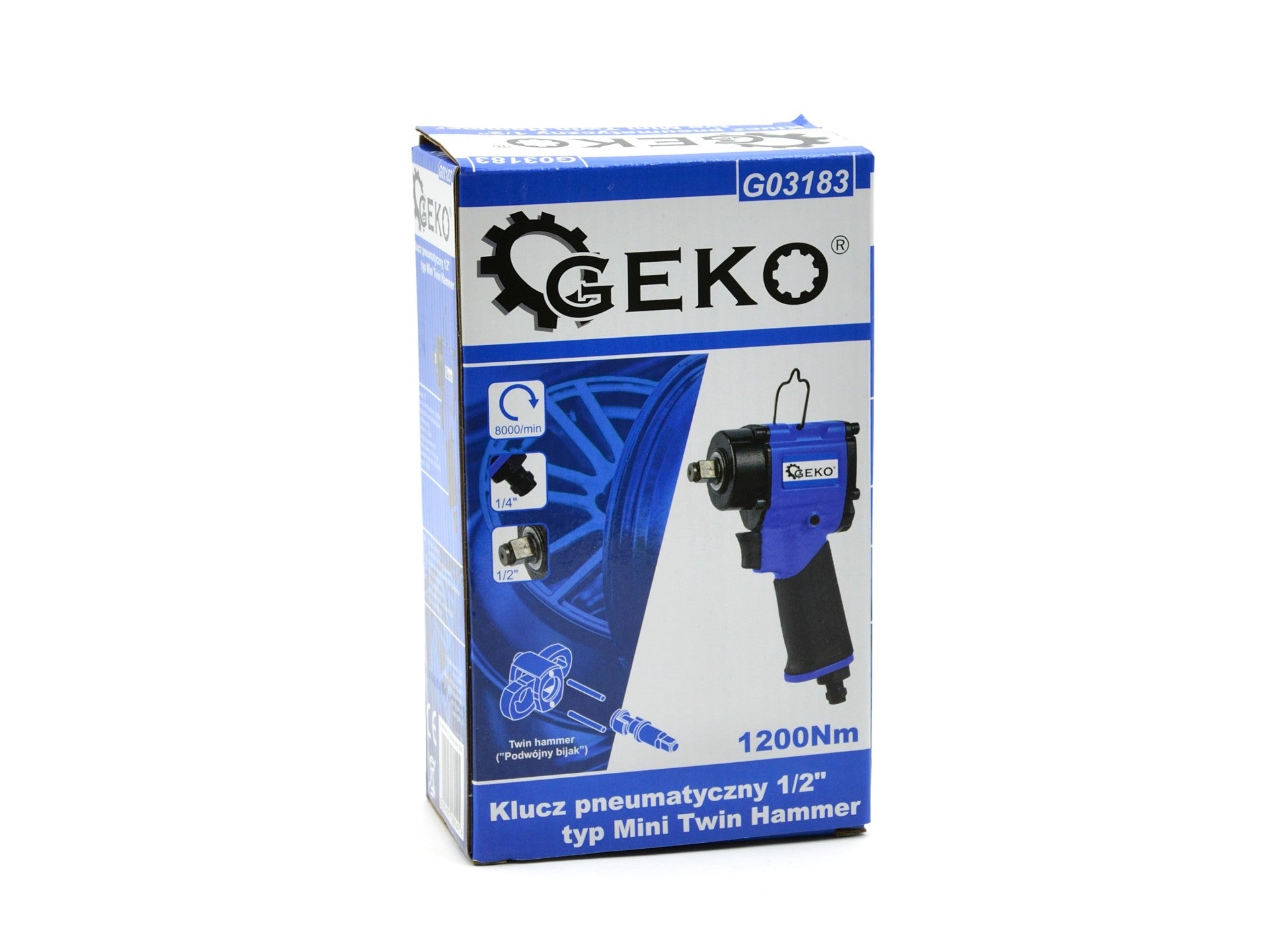 Pistol de impact extra scurt 1/2 1200NM GEKO