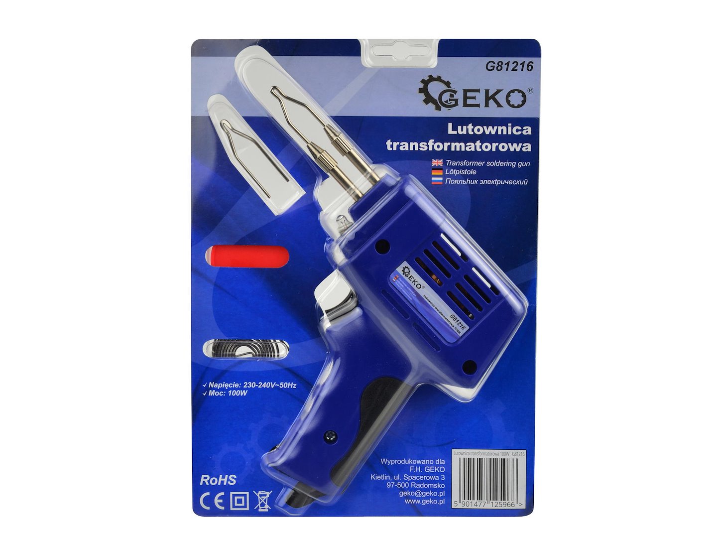 Pistol de lipit 100W GEKO
