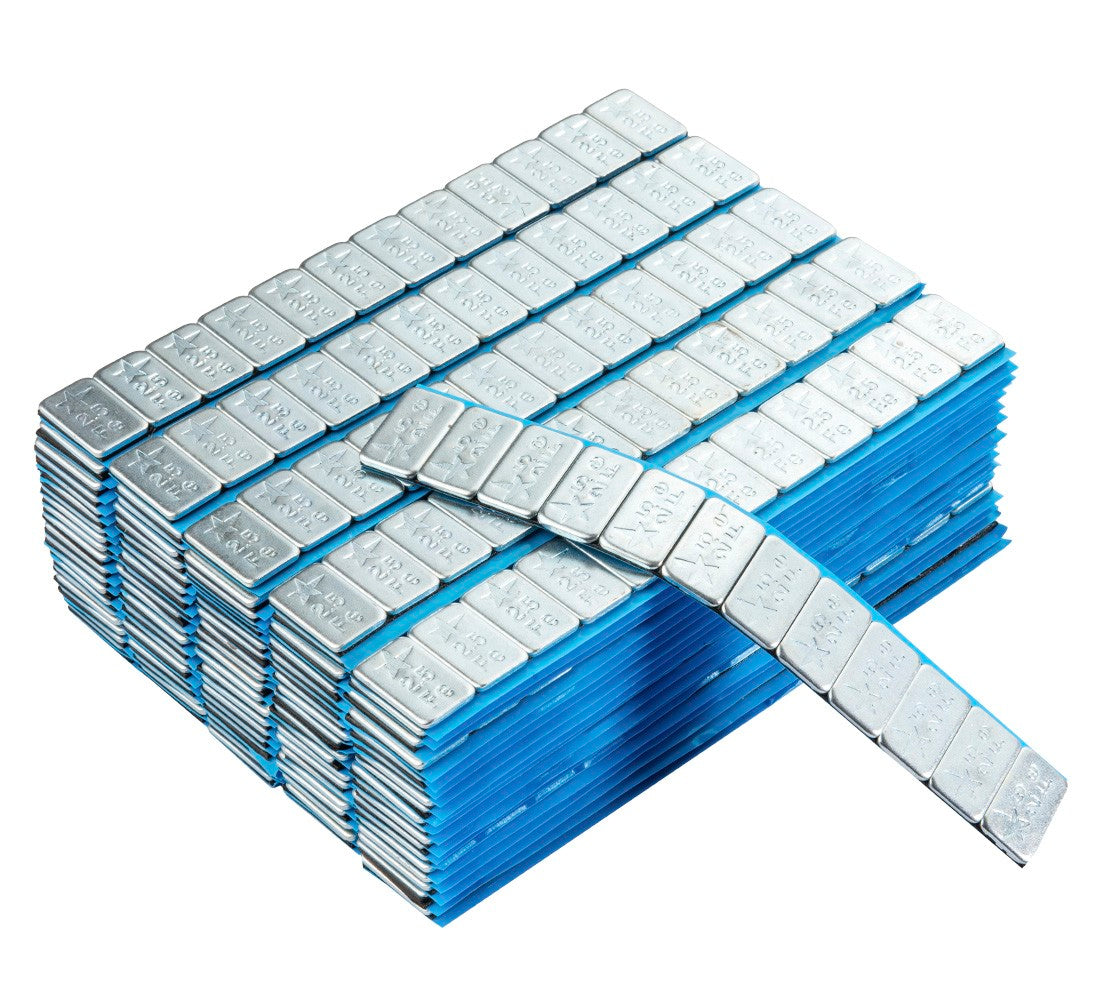 CUTIE CONTRAGREUTATI AUTOADEZIVE 2.5 GRAME - 100 FASII - 12 BUC / FASIE 3KG