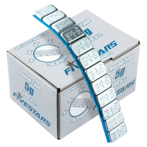 CUTIE CONTRAGREUTATI AUTOADEZIVE 5 GR ROUND FIVESTARS 100 FASII