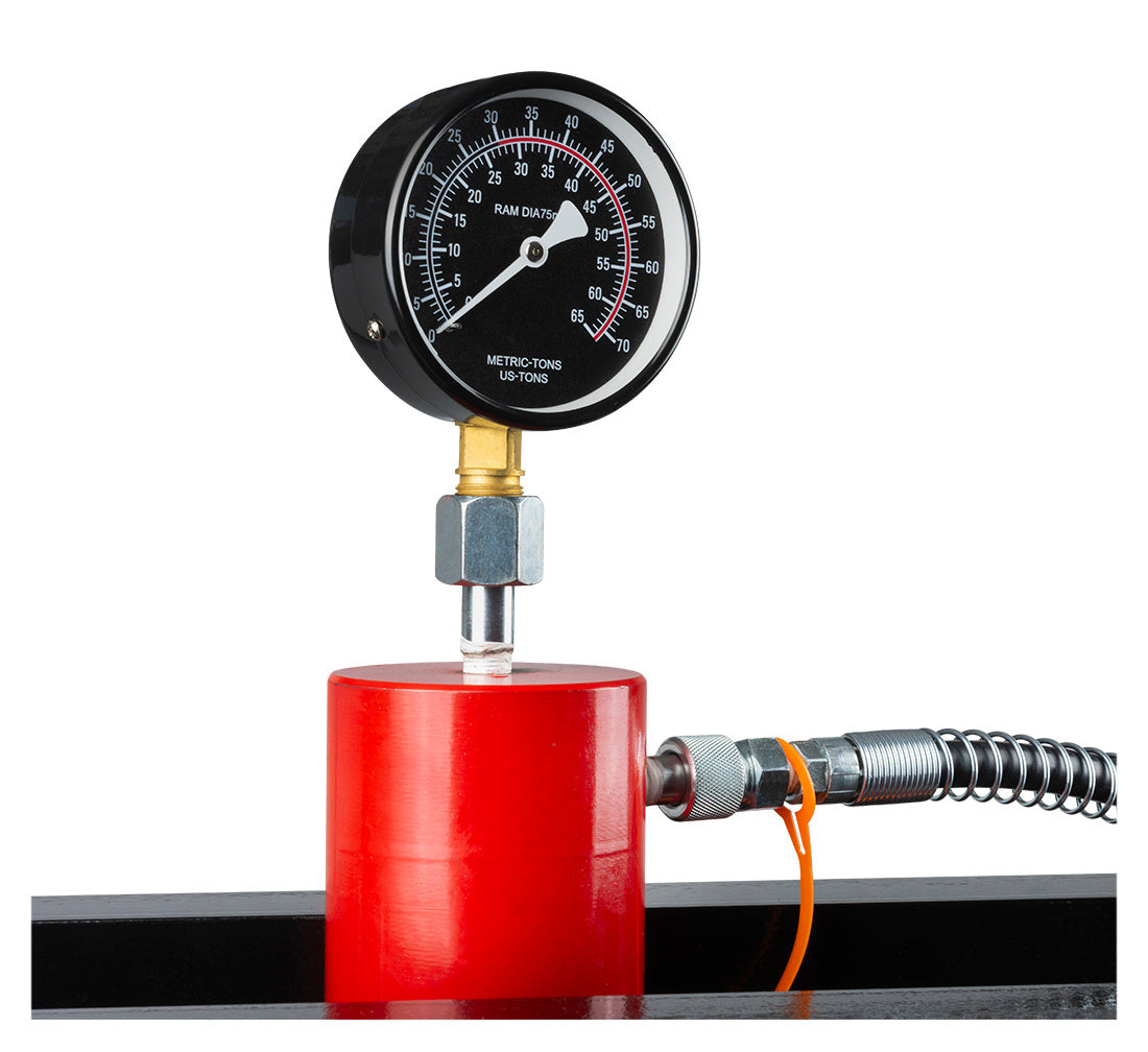 PRESA STAND HIDRAULICA 30T CU POMPA DUBLA REDATS