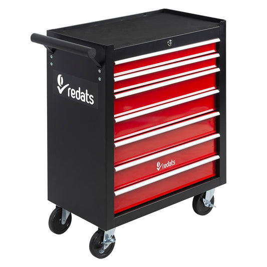 DULAP METALIC NEECHIPAT PENTRU SCULE CU 7 SERTARE, REDATS