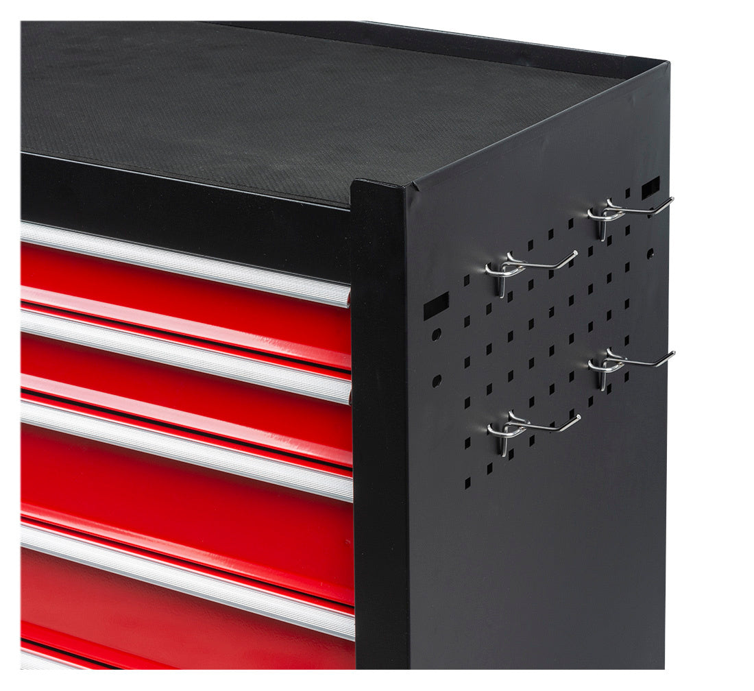 DULAP METALIC NEECHIPAT PENTRU SCULE CU 7 SERTARE, REDATS