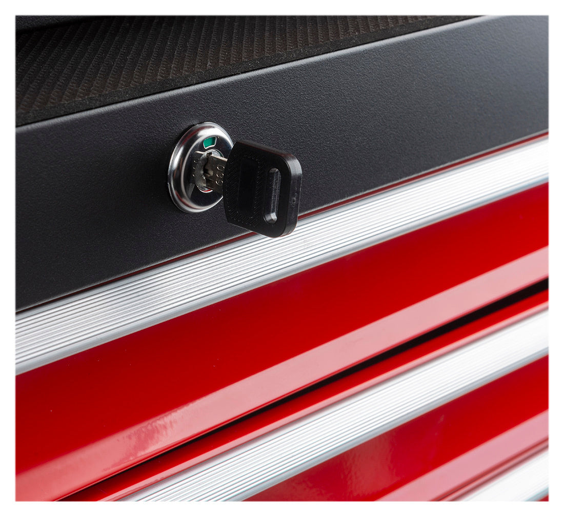 DULAP METALIC NEECHIPAT PENTRU SCULE CU 7 SERTARE, REDATS