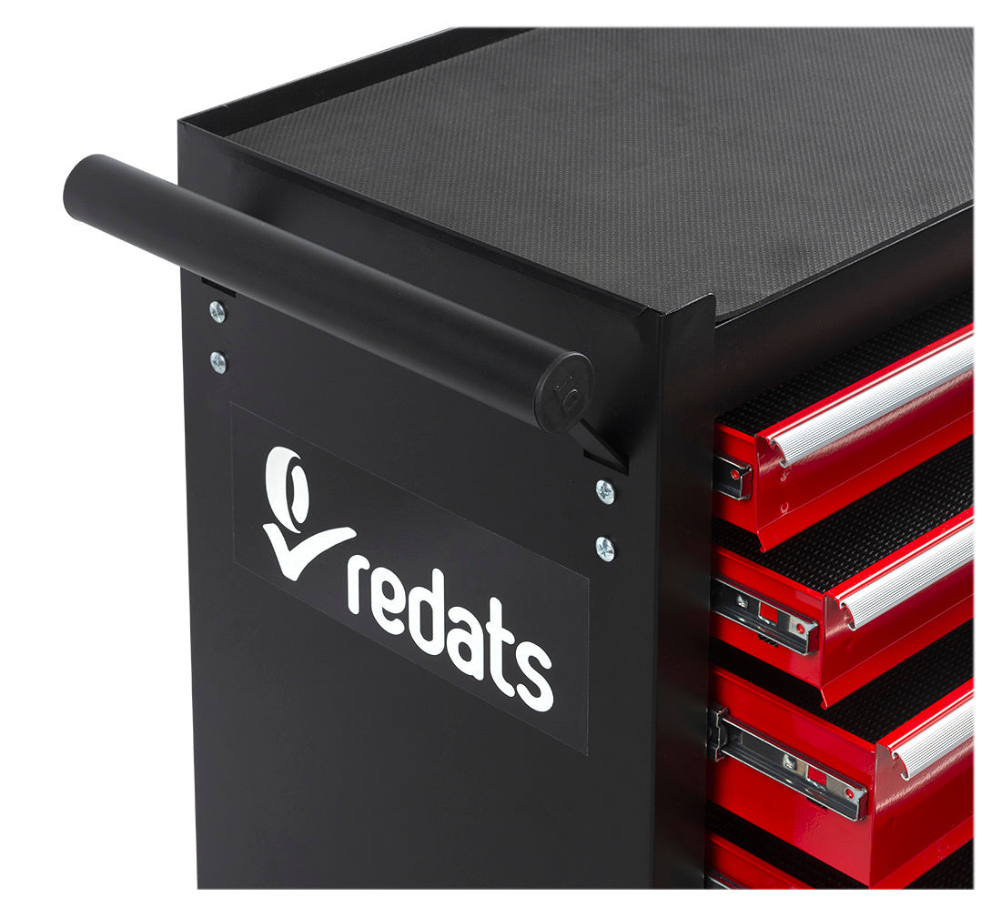 DULAP METALIC NEECHIPAT PENTRU SCULE CU 7 SERTARE, REDATS