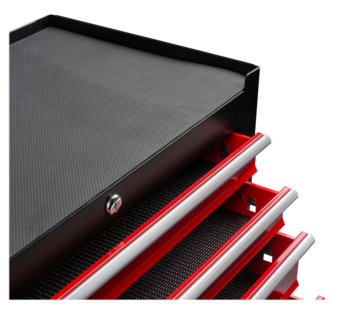 DULAP METALIC NEECHIPAT PENTRU SCULE CU 7 SERTARE, REDATS