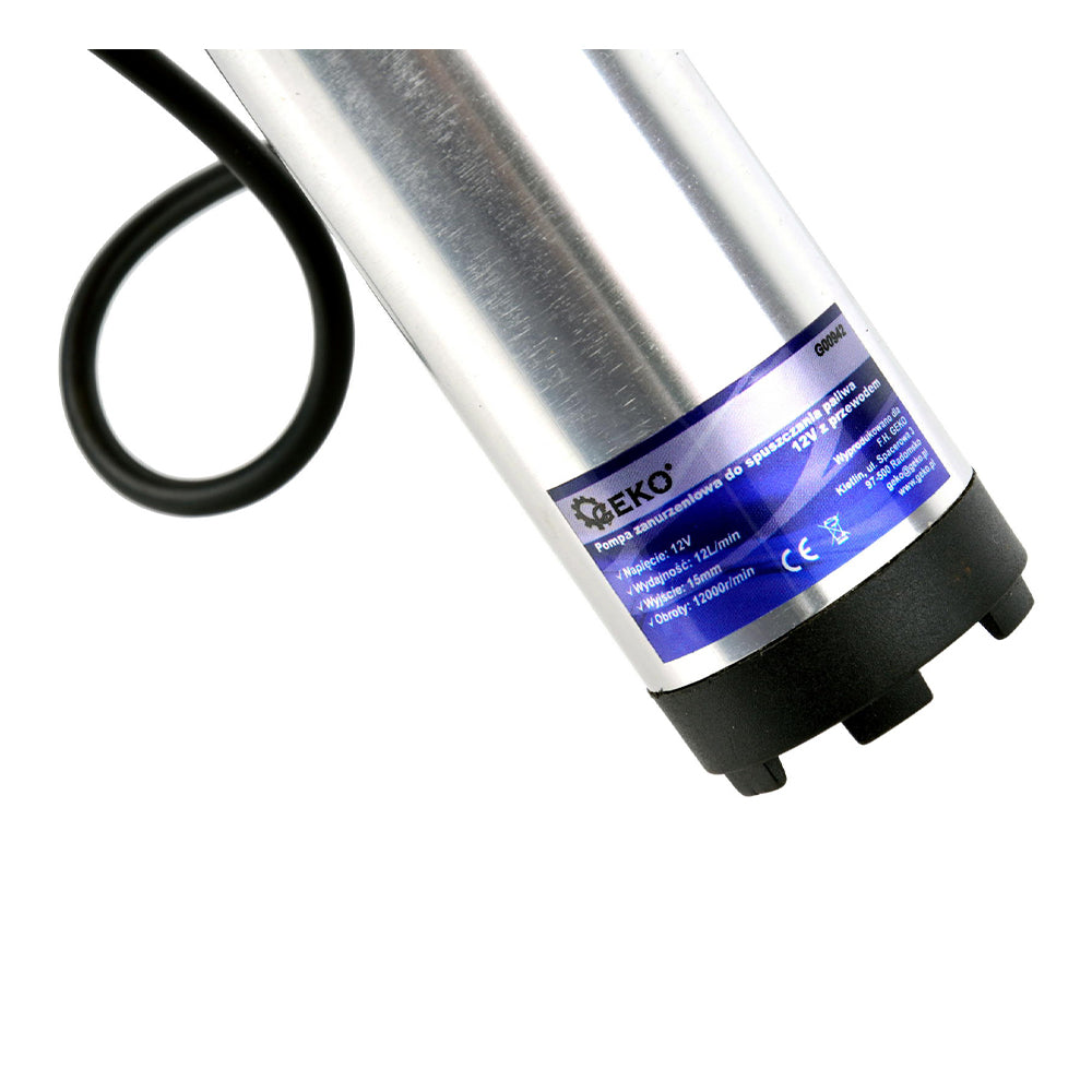 POMPA DE TRANSFER SUBMERSIBILA PENTRU MOTORINA, ULEI, APA 12 LITRI/MIN + FURTUN 3M