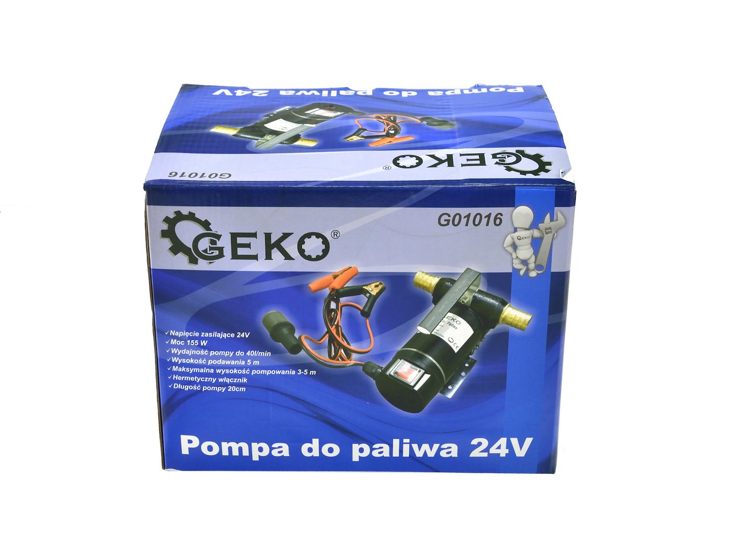 Pompa de transfer 24V cu autoamorsare pentru motorina GEKO
