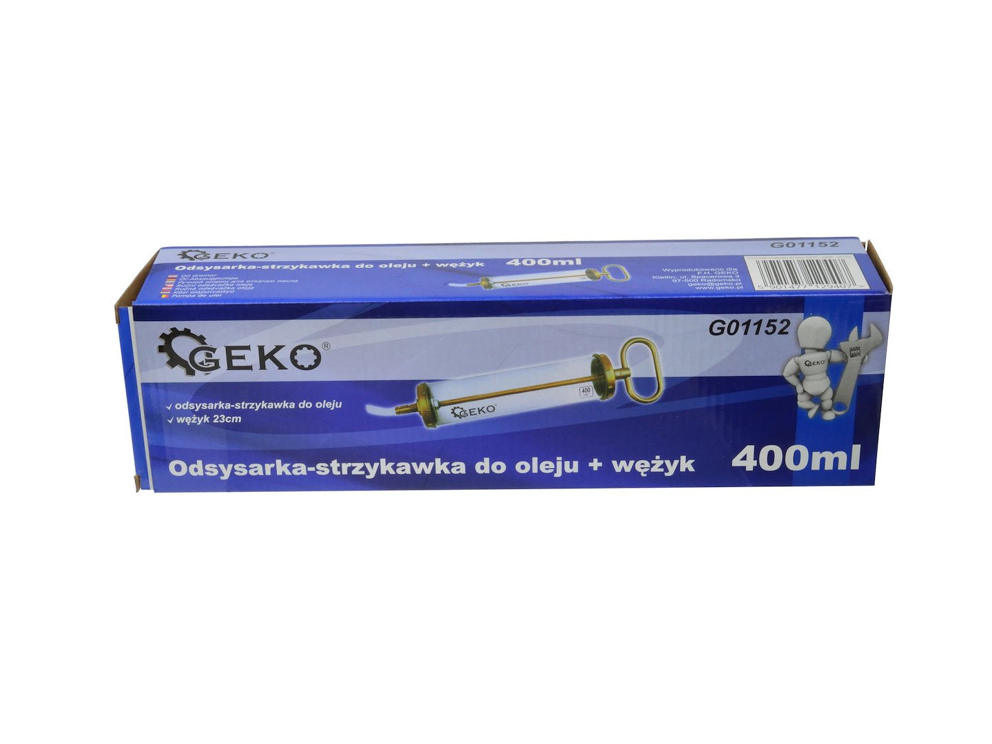 Pompa drenaj manuala pentru ulei si alte lichide 400ml GEKO