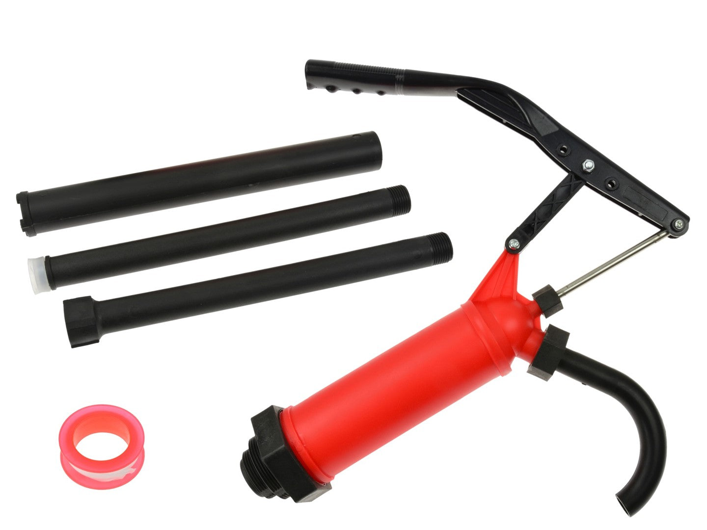 Pompa manuala din polipropilena pentru ADBLUE, motorina, uleiuri, chimicale – tub telescopic 914mm