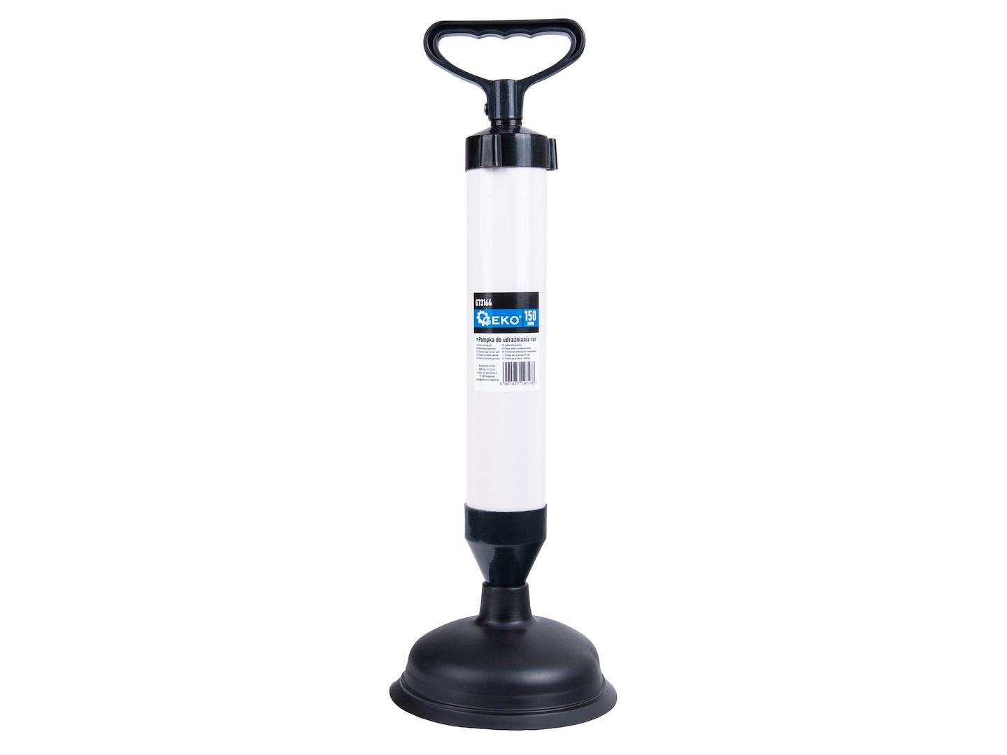 Pompa pentru desfundat tevi, chiuvete, cazi, toalete si scurgeri de dus, diametru 155 mm