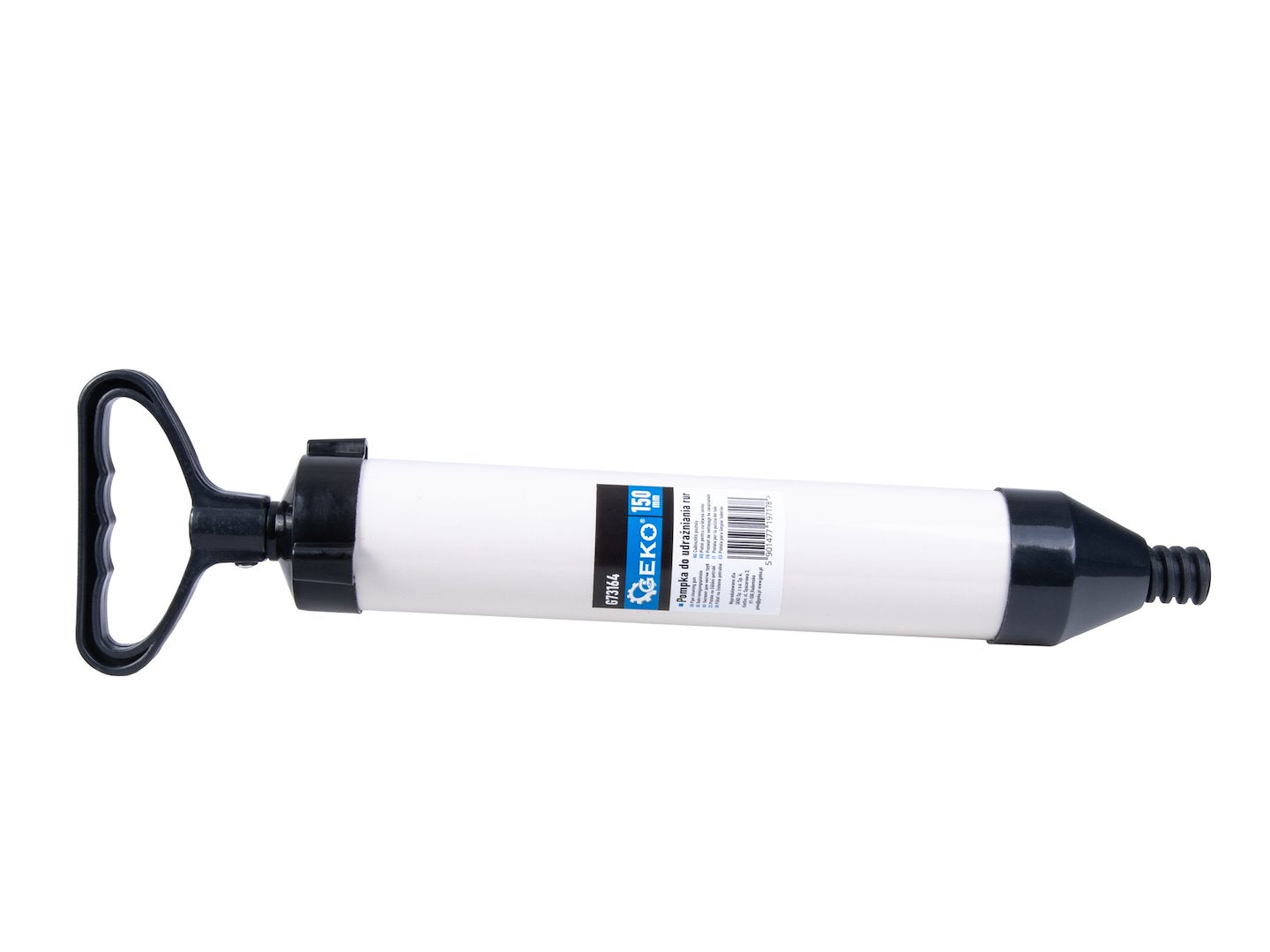 Pompa pentru desfundat tevi, chiuvete, cazi, toalete si scurgeri de dus, diametru 155 mm
