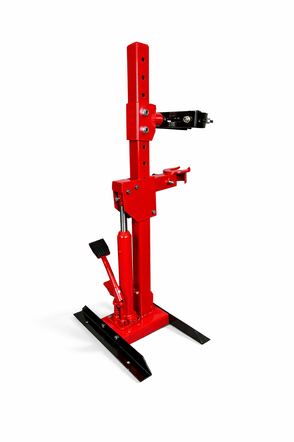 Presa arcuri hidraulica 1T tip stand pentru montare demontare arcuri amortizoare flanse telescoape GEBO TOOLS