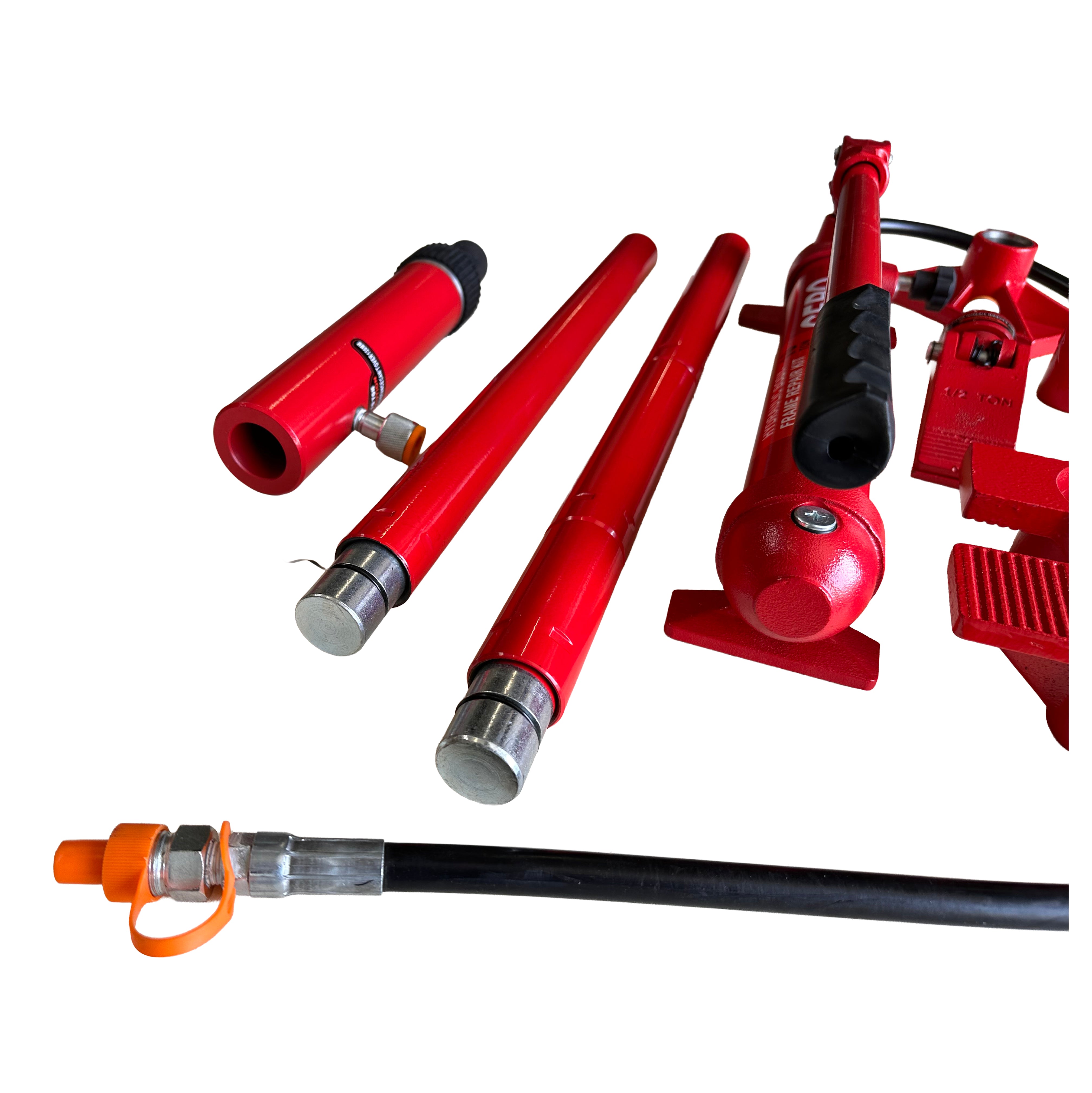 Presa hidraulica indreptat caroserii auto 10T, 15 piese, GEBO TOOLS