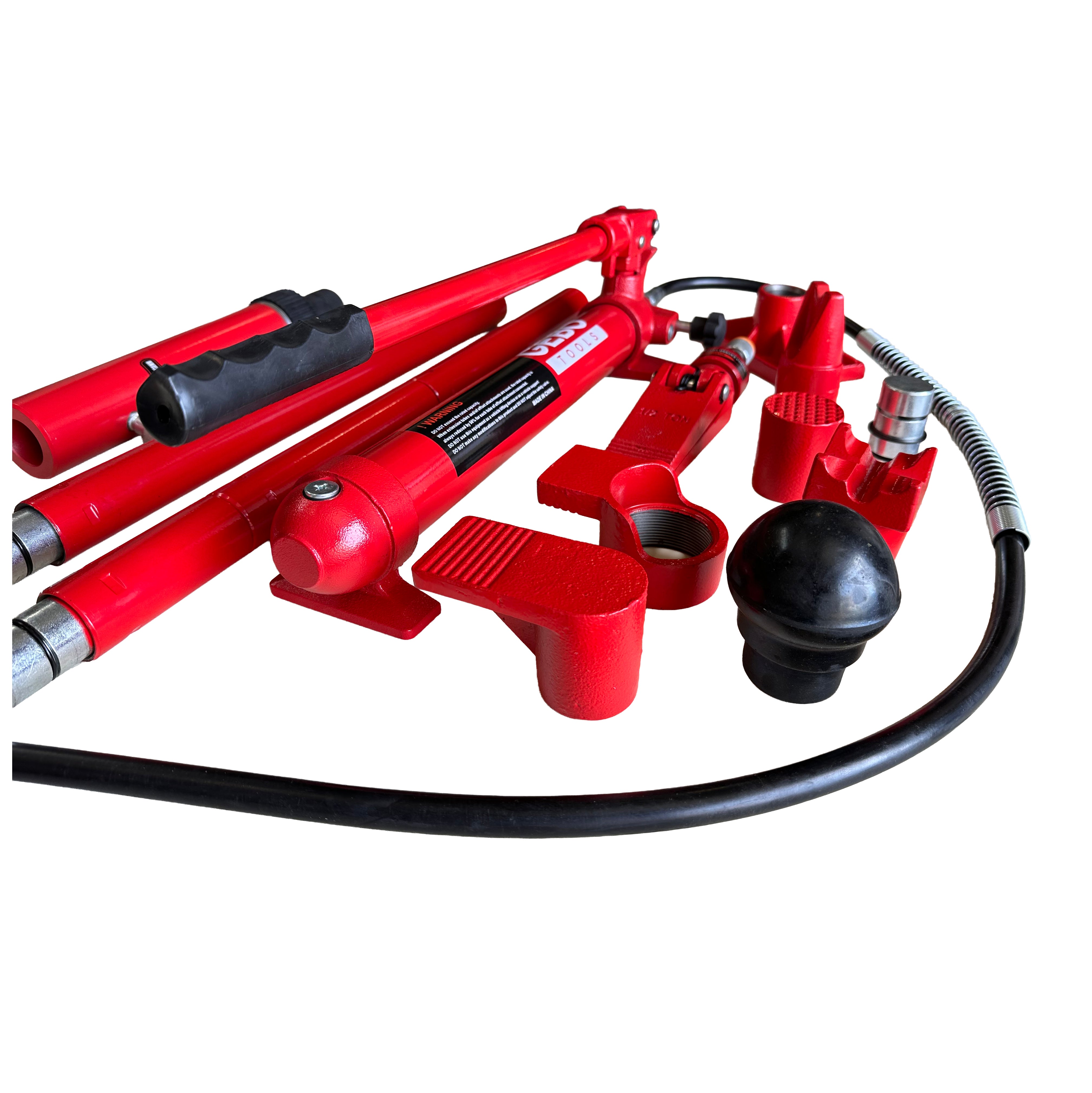 Presa hidraulica indreptat caroserii auto 10T, 15 piese, GEBO TOOLS