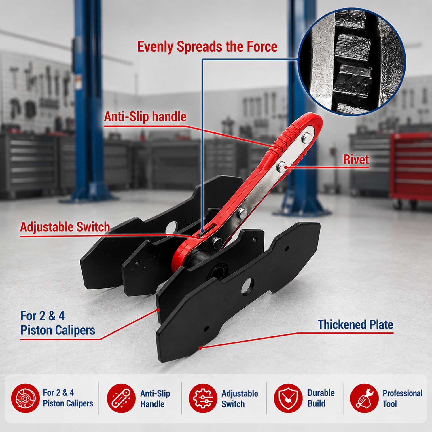 Presa pentru etriere frana GEBO TOOLS
