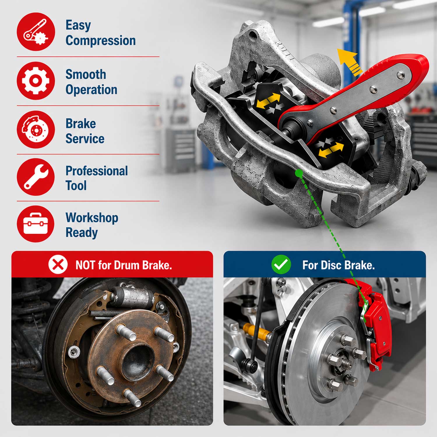 Presa pentru etriere frana GEBO TOOLS