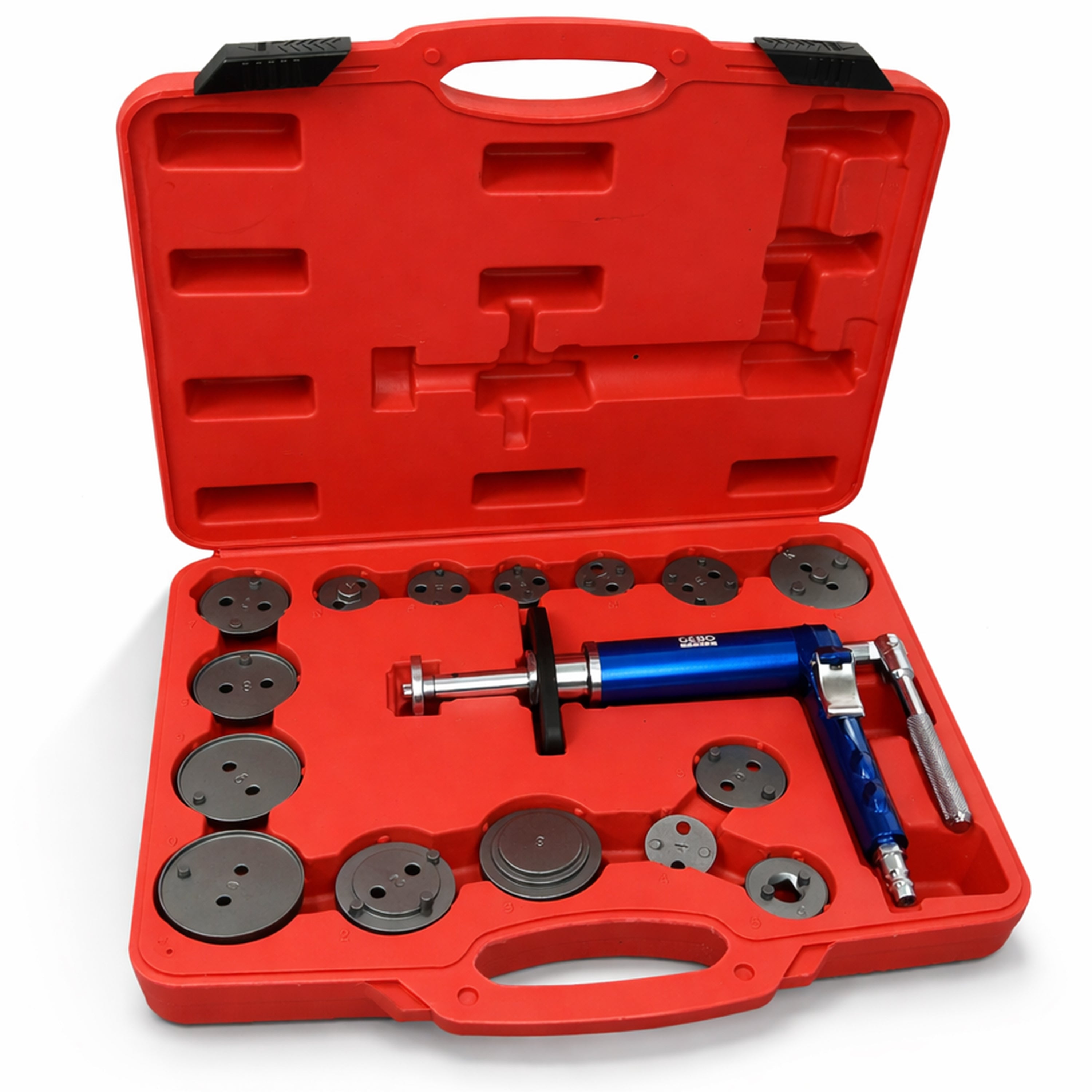 Presa pneumatica pentru pistonas etriere frane 16 piese GEBO TOOLS