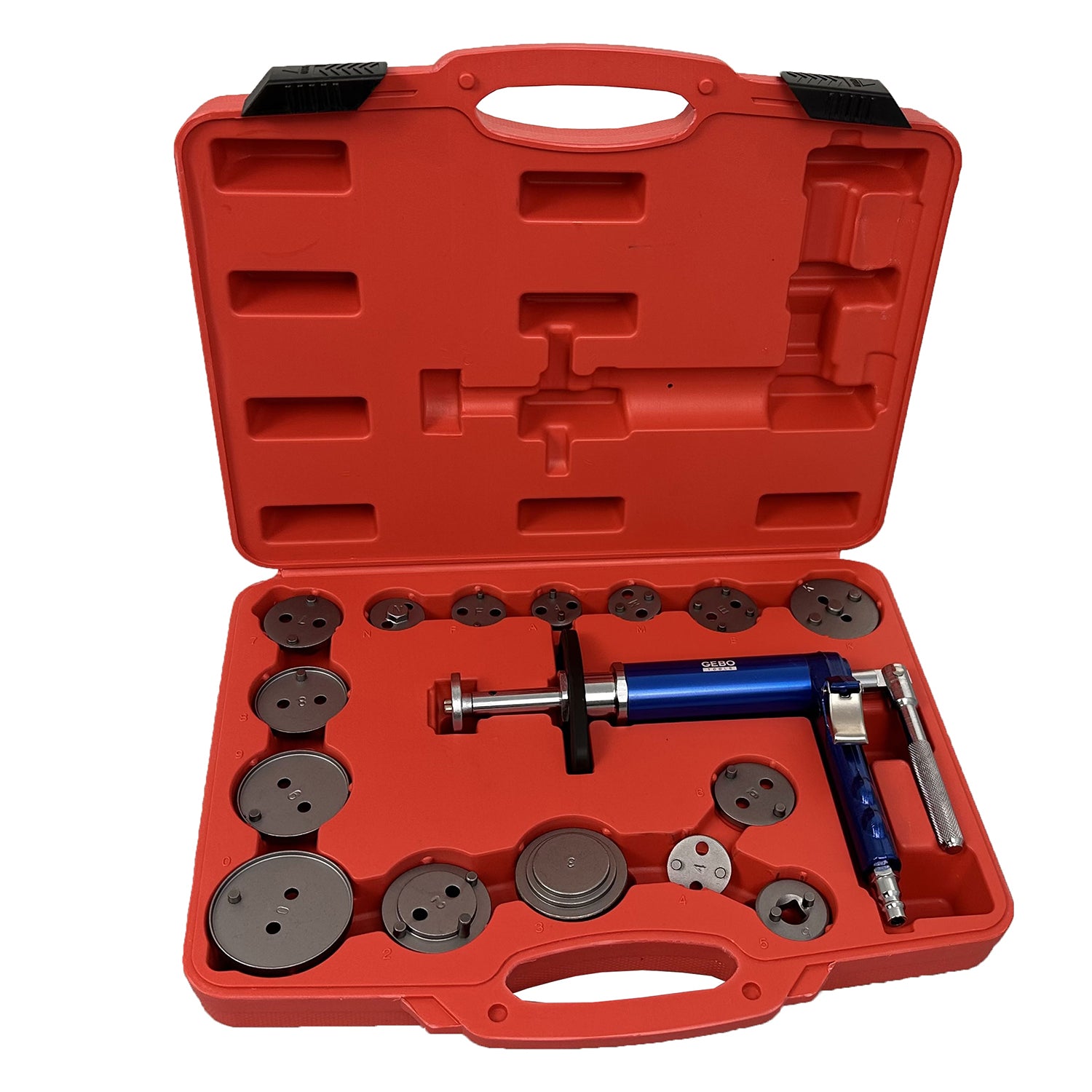 Presa pneumatica pentru pistonas etriere frane 16 piese GEBO TOOLS