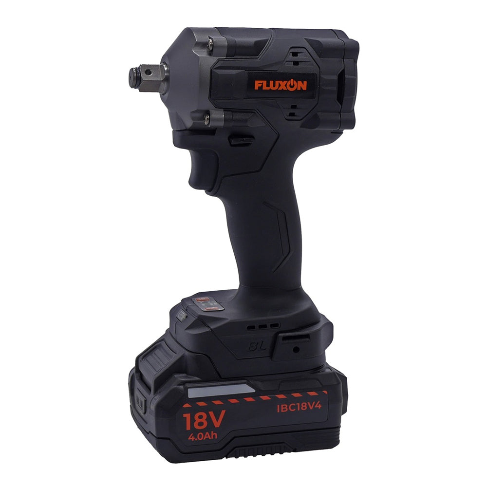 PISTOL DE IMPACT 1/2 600Nm BRUSHLESS MOTOR FARA PERII CU ACUMULATOR LI-ION 18V 4.0Ah