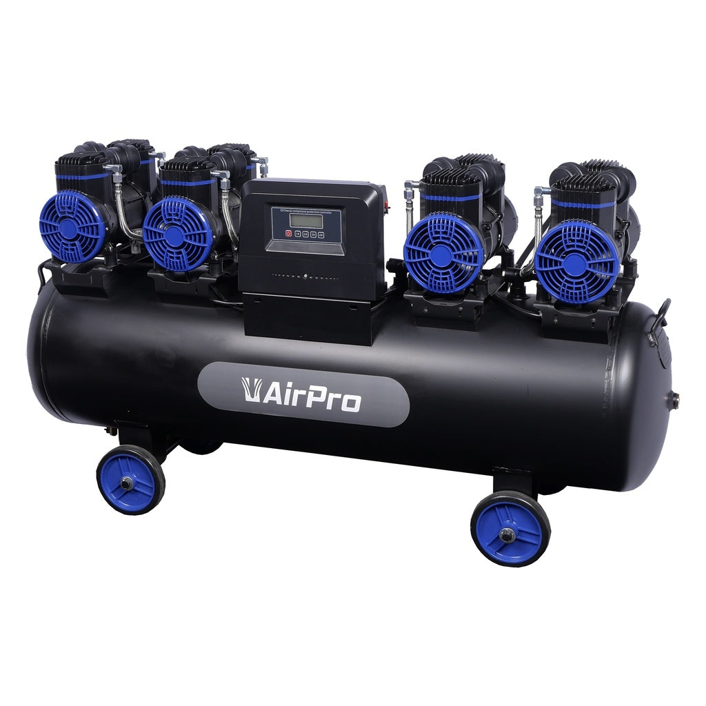 COMPRESOR SILENTIOS ZGOMOT REDUS FARA ULEI 4X2CP 120L AIRPRO