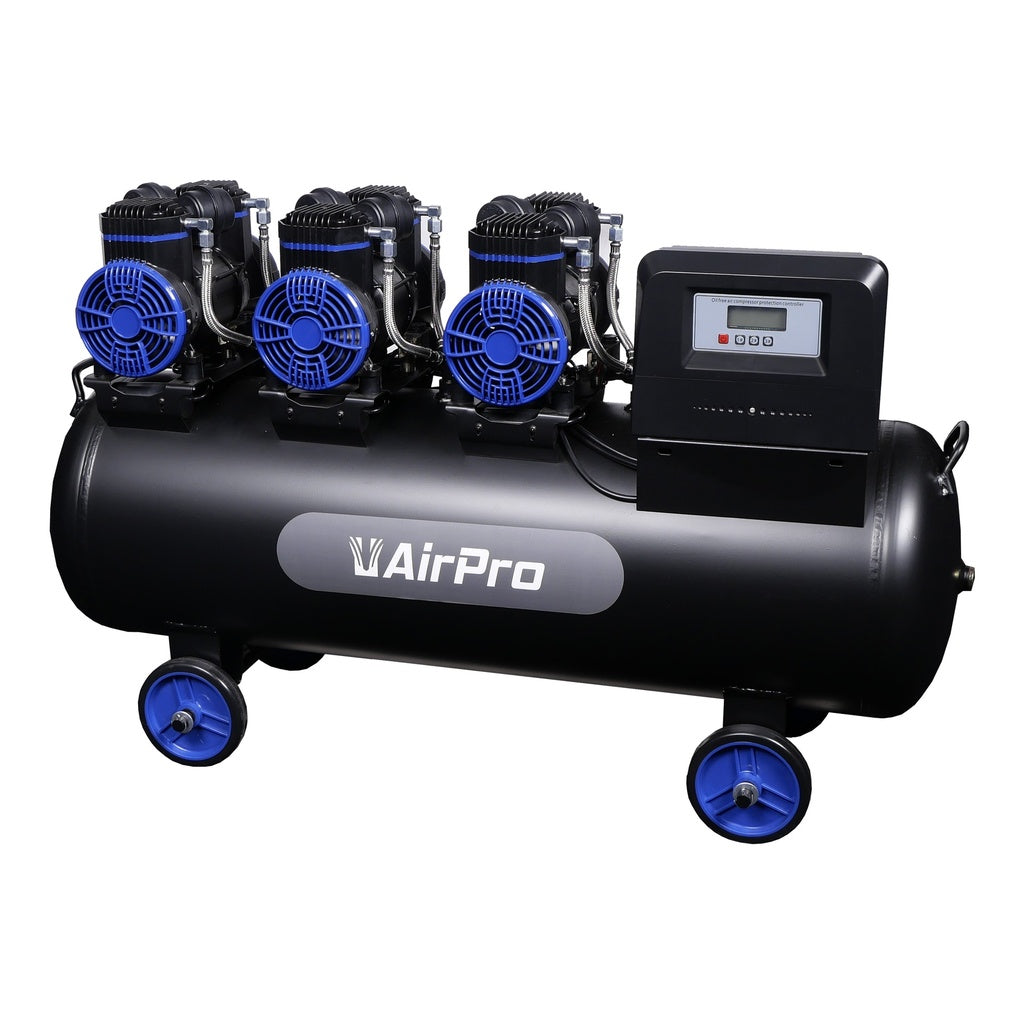 COMPRESOR SILENTIOS ZGOMOT REDUS FARA ULEI 3X1.8CP 100L AIRPRO
