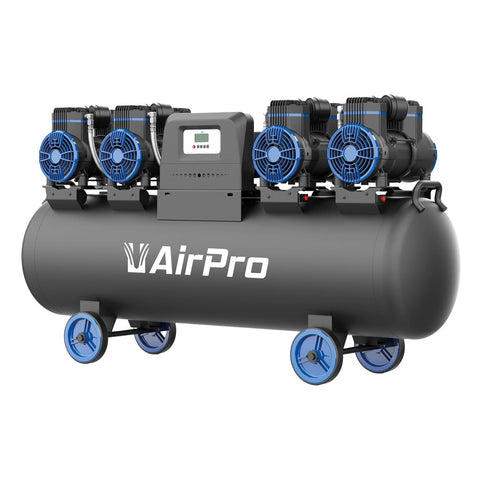 COMPRESOR SILENTIOS ZGOMOT REDUS FARA ULEI 4X2CP 120L AIRPRO