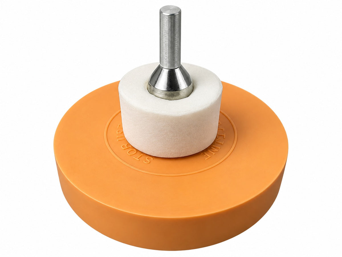 Radiera inlaturat impuritati lipici 88x15mm, disc din cauciuc pentru curatat adeziv GEBO TOOLS
