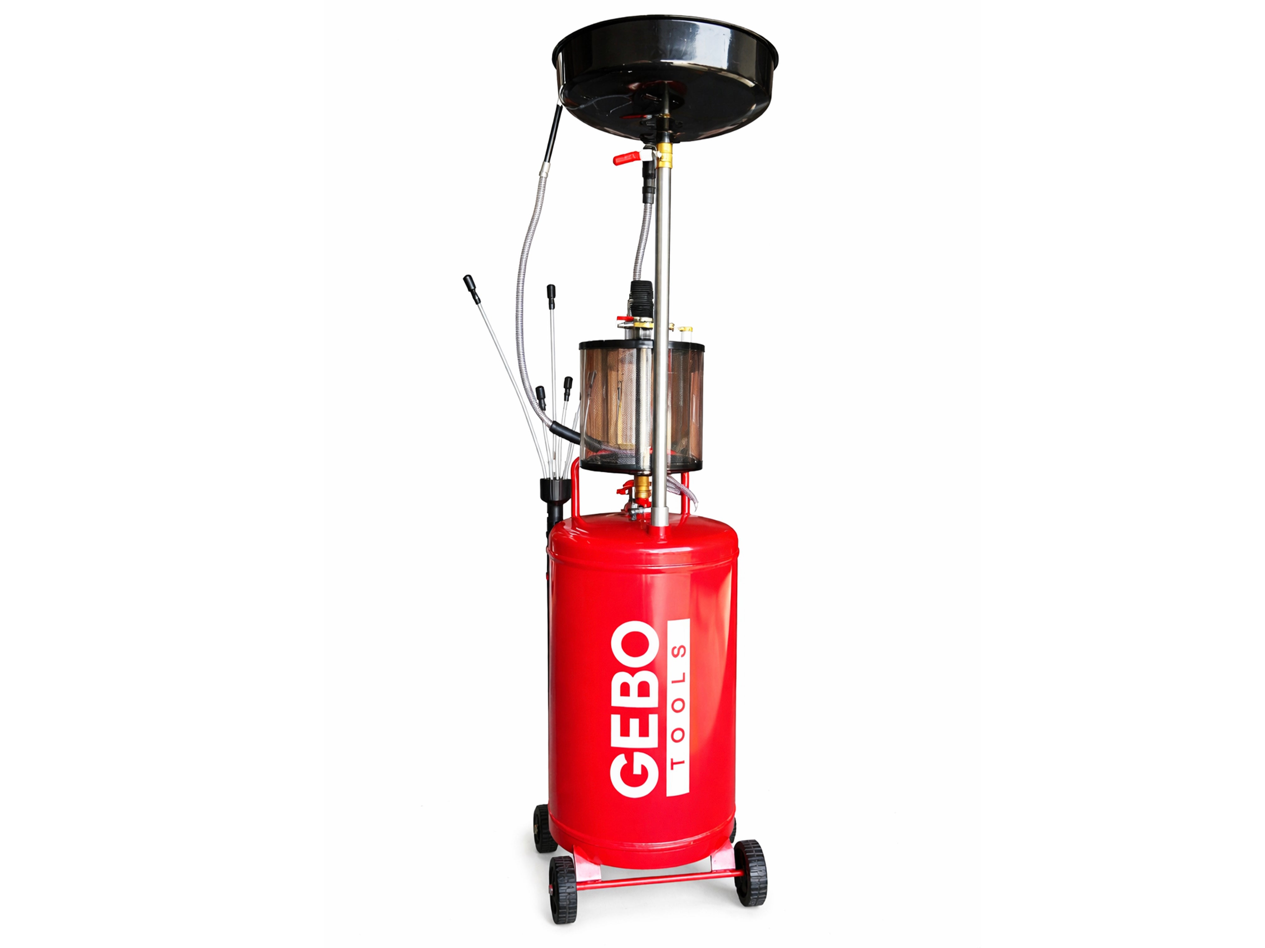 Recuperator de ulei cu actionare pneumatica prin aspiratie capacitate 80 l GEBO TOOLS