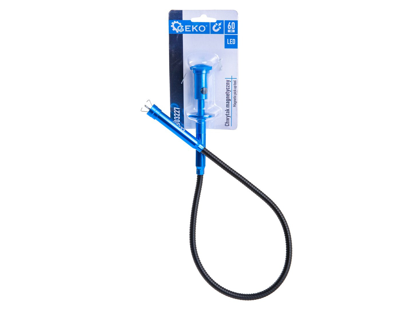 Recuperator piese flexibil cu magnet, gheare si LED 60cm