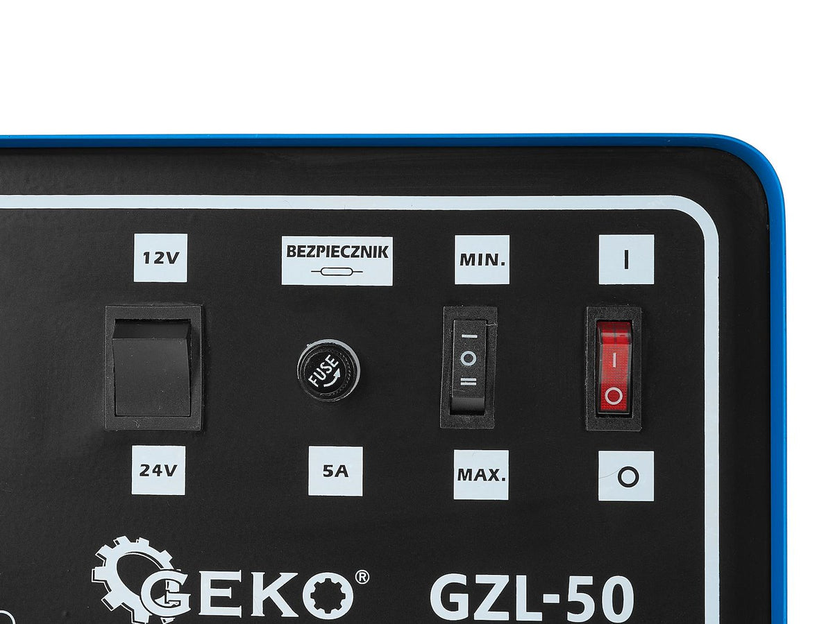 Redresor auto 12/24V gzl-50 28/25a pentru baterii acumulator auto 40-400Ah cu fast charge- GEKO