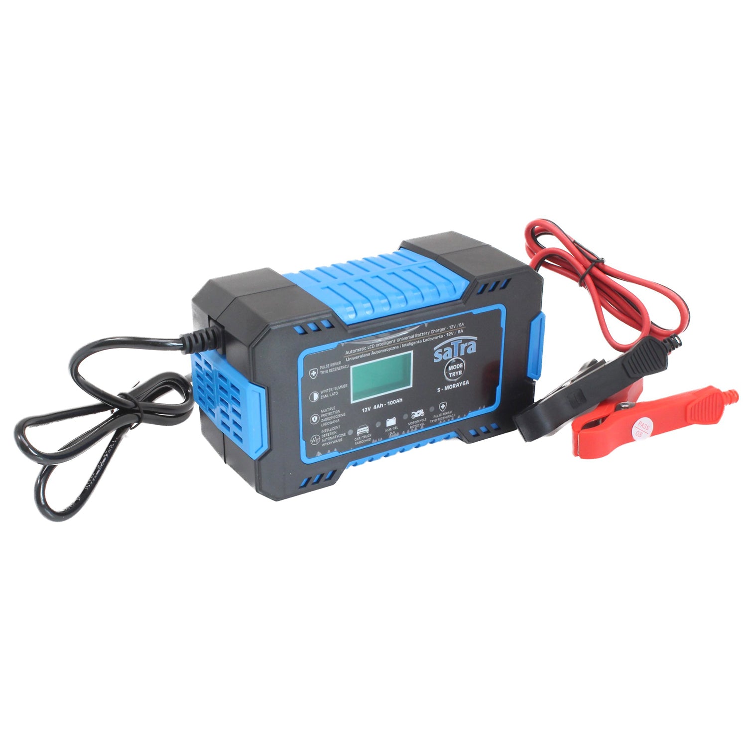 Redresor baterie auto cu afisaj digital LCD 12V 6a