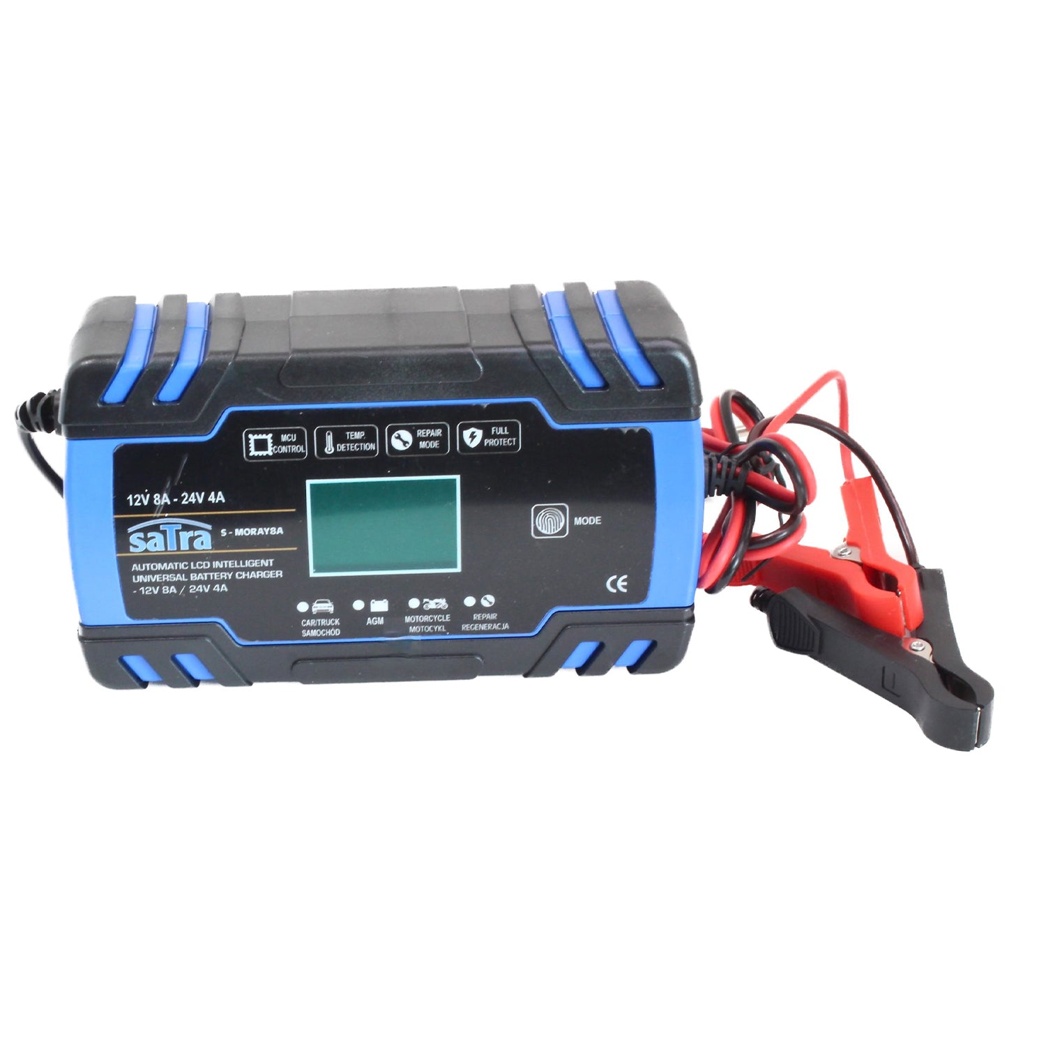 Redresor baterie auto cu afisaj digital LCD 12V 8a 24V 4a