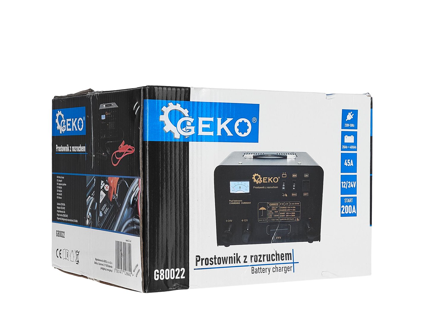 Redresor cu robot pornire auto 200A 12/24V GEKO