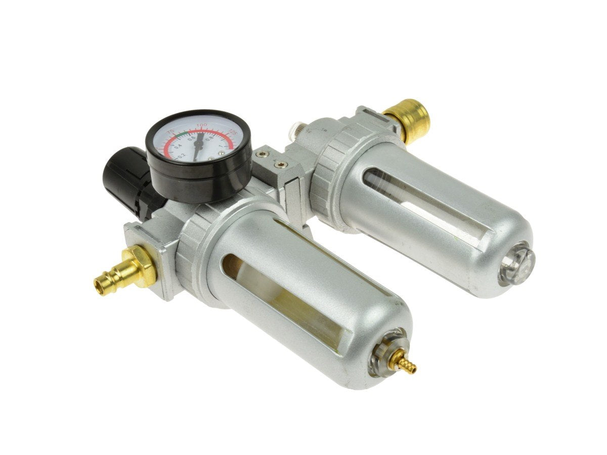 Separator apa si lubrifiere cu regulator de presiune 1/2" - GEKO