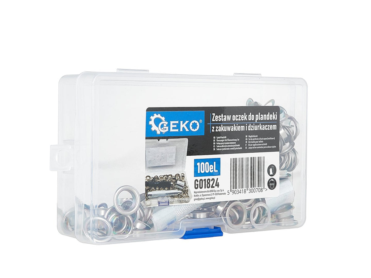 Set 100 de capse pentru prelate, GEKO