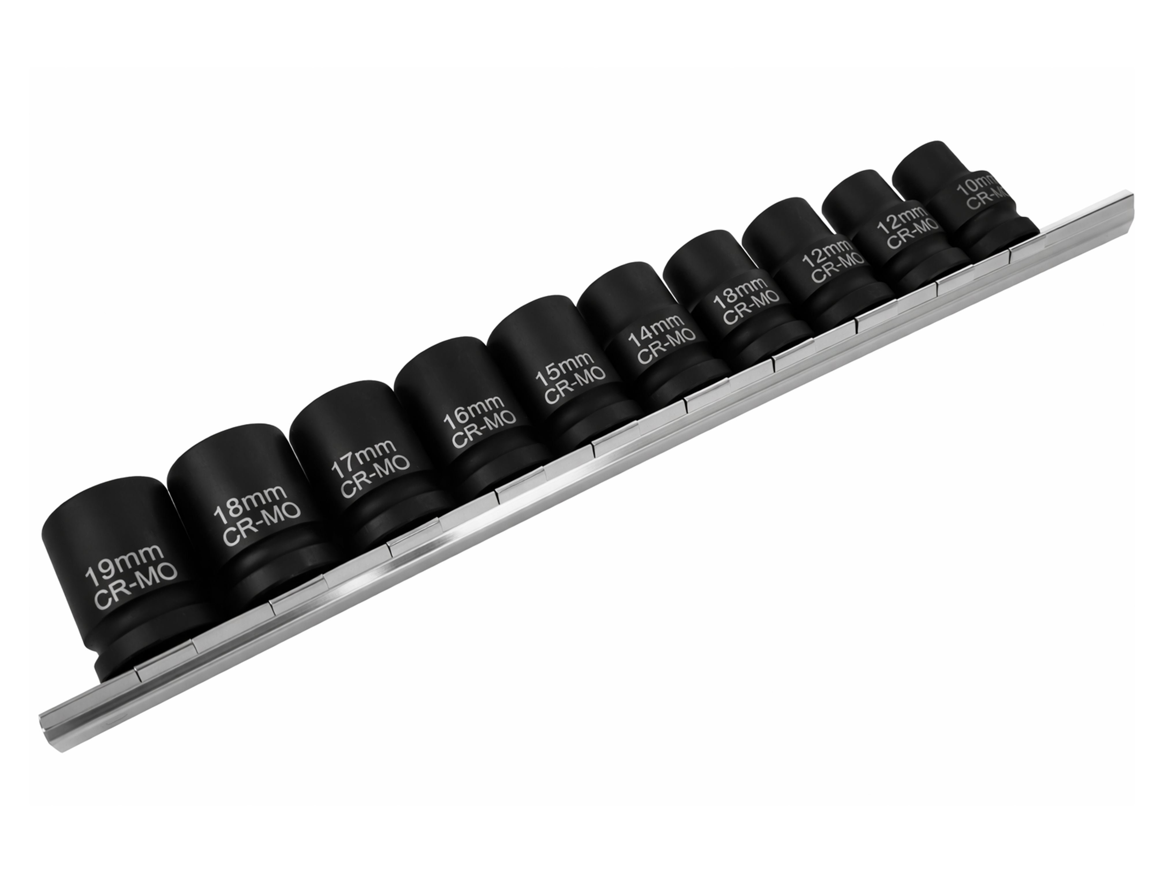 Set 10 tubulare bi-hexagonale scurte de impact 1/2 12 laturi GEBO TOOLS