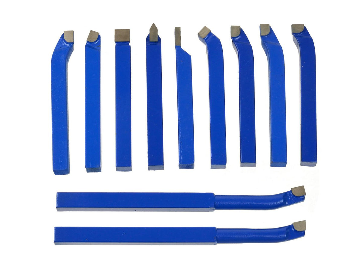 Set 11 cutite de strung 8 x 8 mm din carbura - GEKO