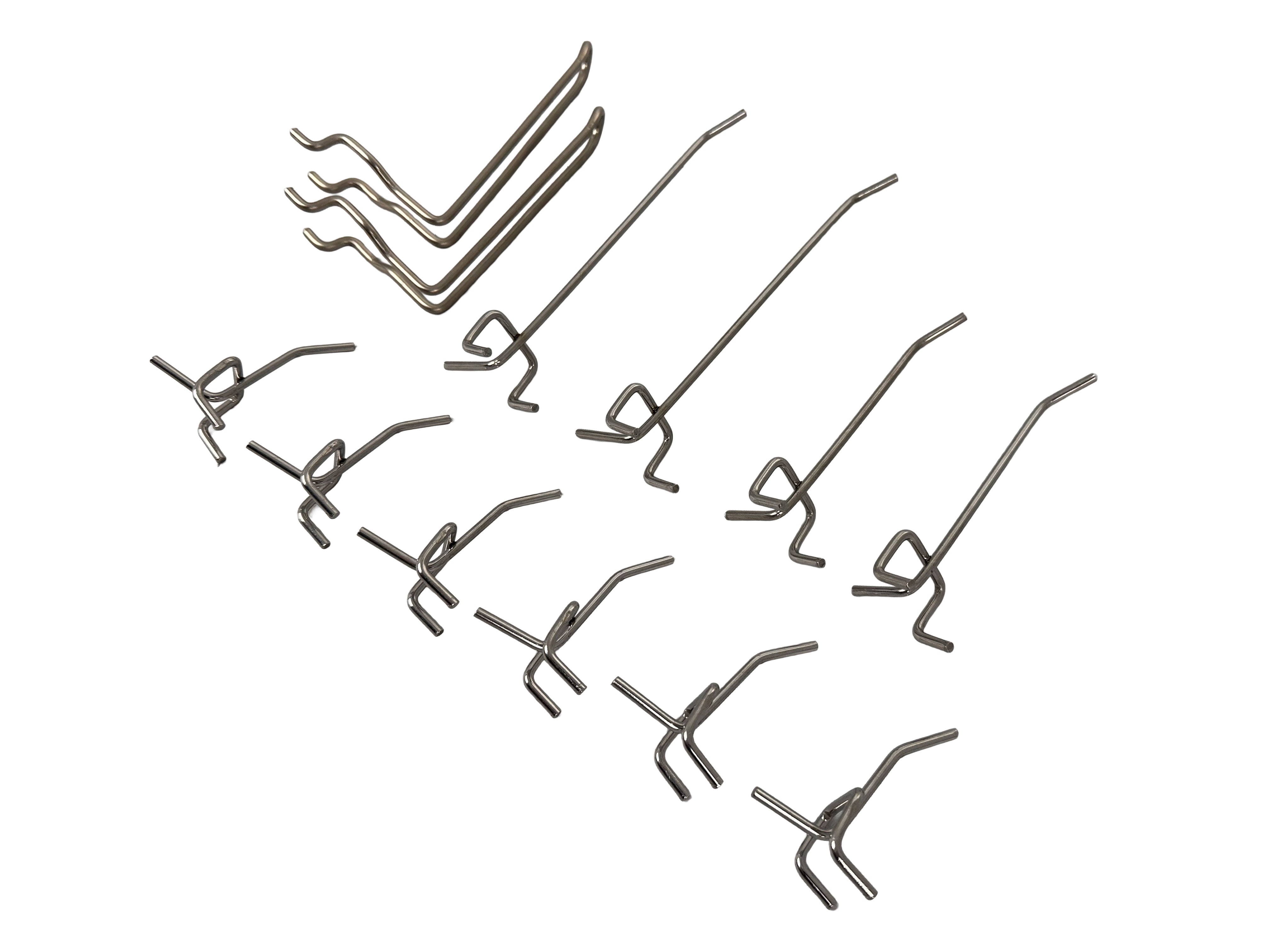 Set 12 buc cleme carlige suport scule pentru panou organizator GEBO TOOLS