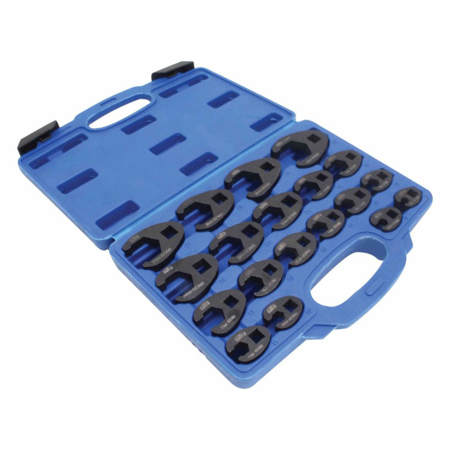 Set 19 piese chei fixe semideschise pentru conducte de frana si combustibil, 3/8 si 1/2 8-32 mm