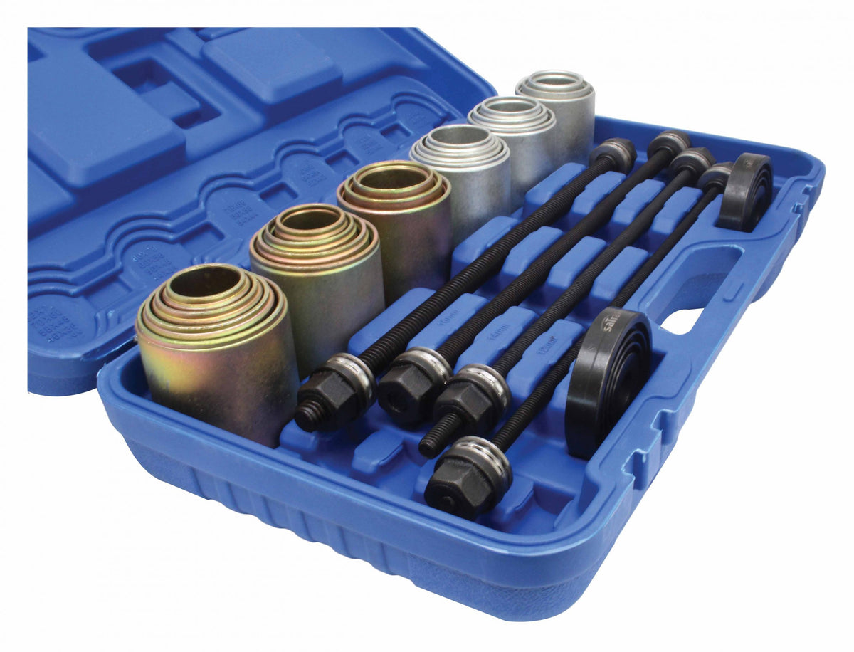 Set 26 piese pentru demontare si montare bucse, rulmenti si simeringuri-extractoare + prese