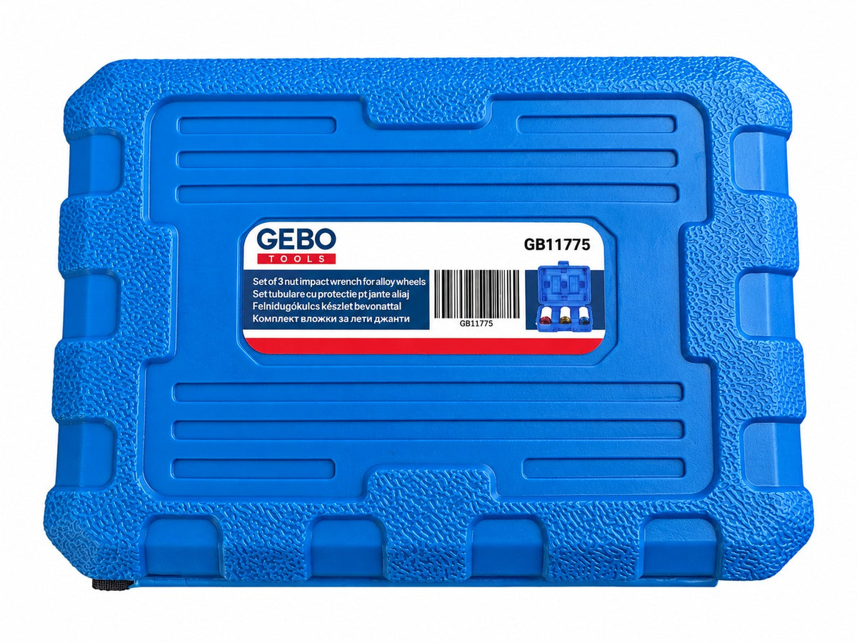 Set 3 buc tubulare cu protectie pentru jante aliaj 17 19 21 mm GEBO TOOLS
