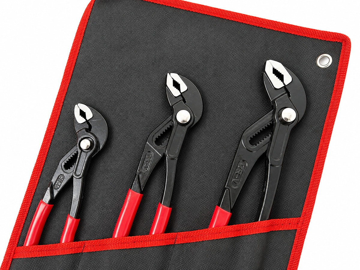 Set 3 clesti papagal reglabili pentru tevi GEBO TOOLS