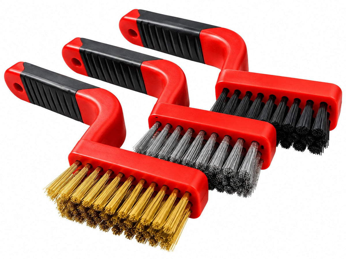Set 3 perii de sarma pentru curatare si indepartarea ruginei lungime 170mm GEBO TOOLS