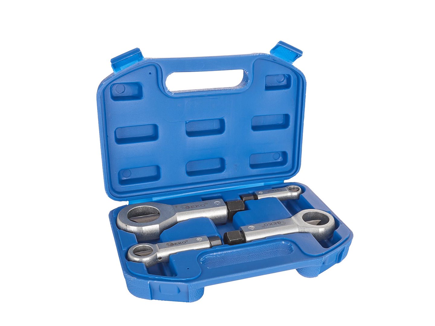 Set 4 dispozitive pentru taiat si extras suruburi / piulite rupte sau blocate 9-27 mm - GEKO