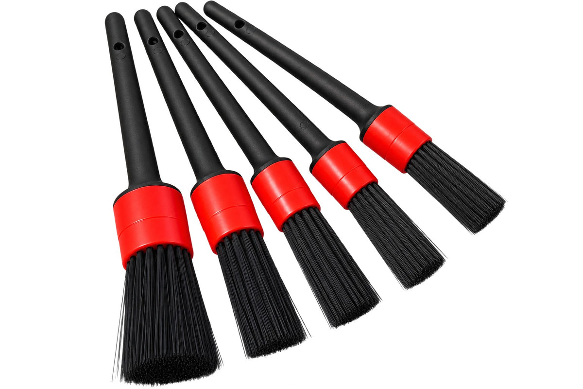 Set 5 perii pentru detailing - curatat interior auto GEBO TOOLS